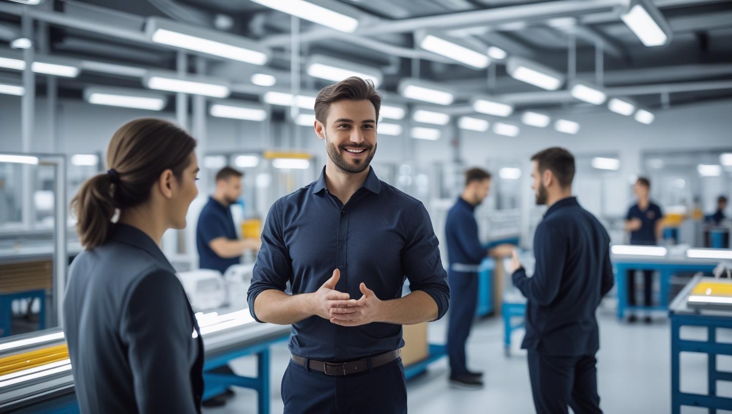 People in LEDTEC production environment