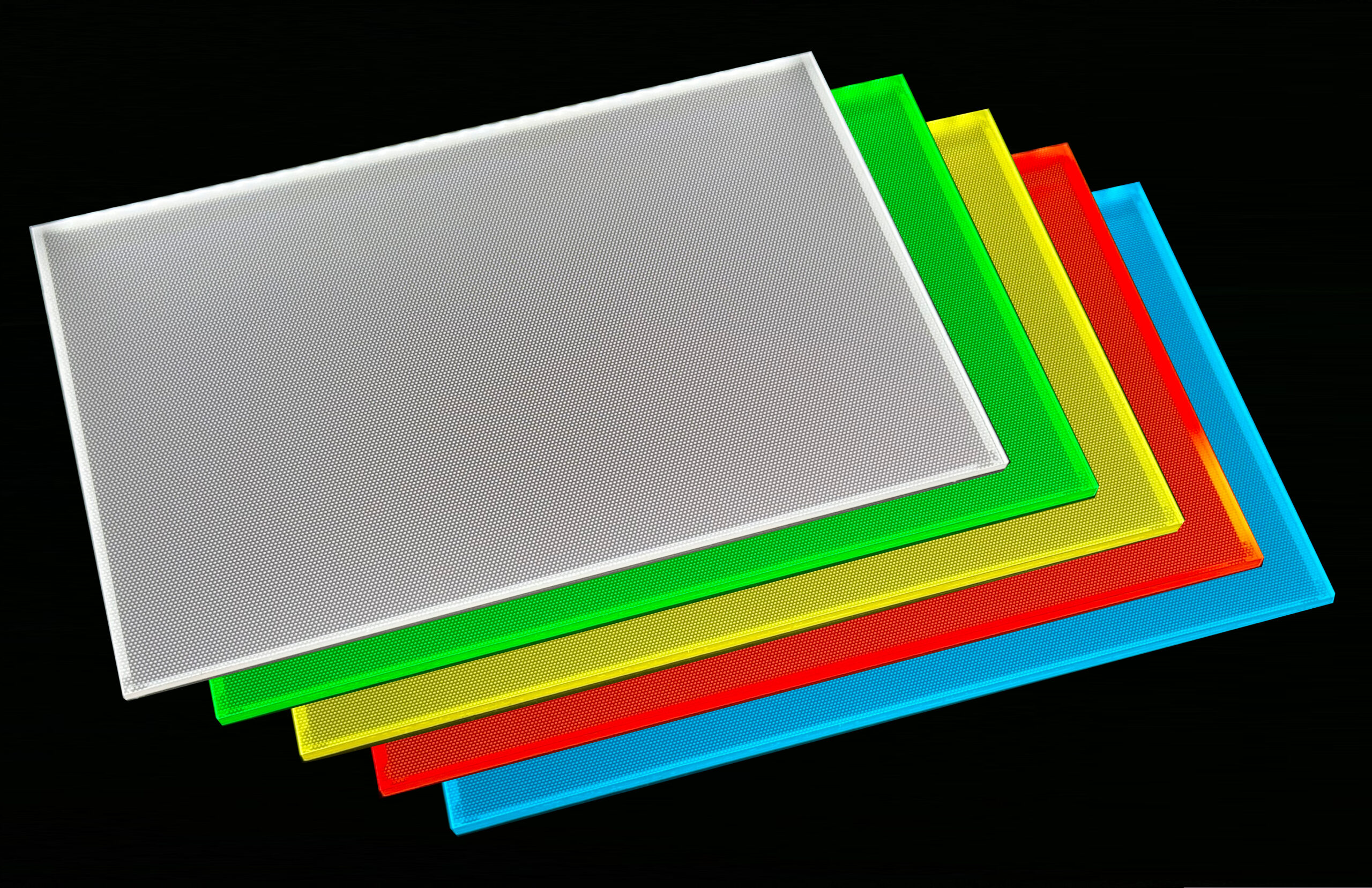 Colored LED Light Guide Panels