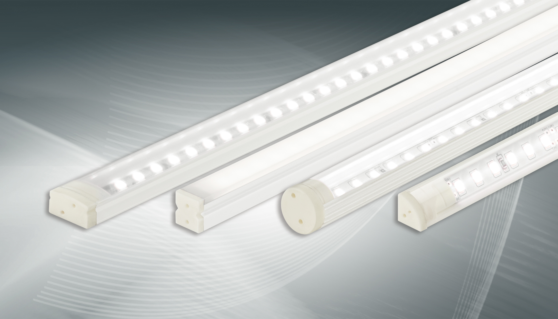 LED modules in plastic profiles