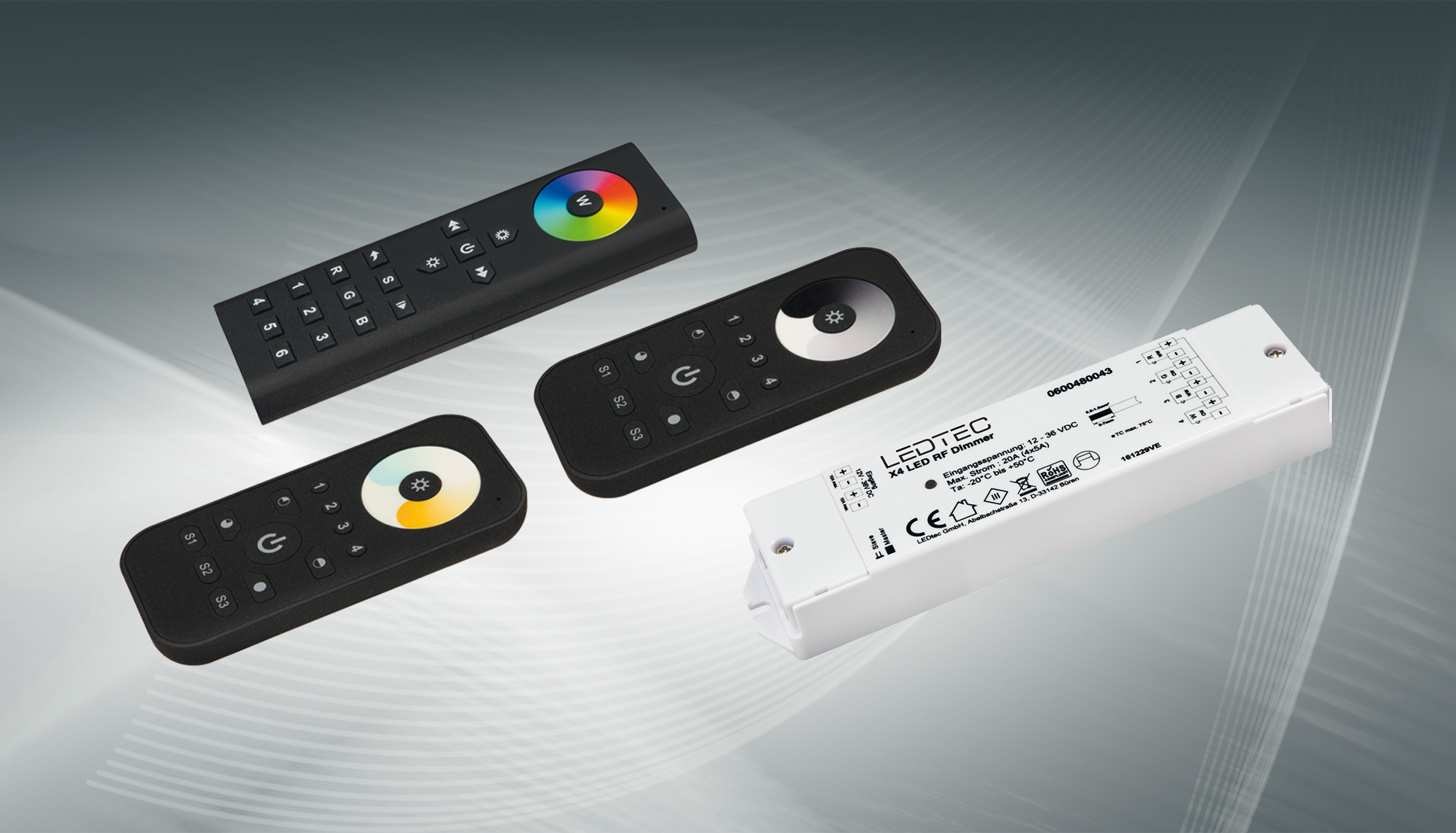 LEDTEC Control System with Remotes and Dimmers