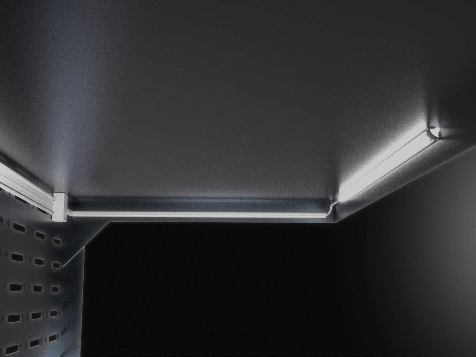 Power Track – Active LED lighting under shelf