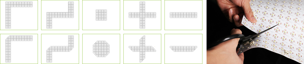 LED Cutting Shapes – Versatile and Customizable