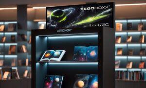 Nachher-Darstellung eines Bücherregals mit TEGOBOXX-Headerbeleuchtung.