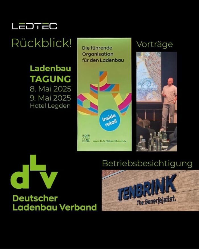 dLv Tagung 2025 – Rückbl#dlv Die Ladenbau-Tagung 2025 in Legden bot nicht nur spannende Impulse, sondern auch faszinierende Einblicke in modernes Unternehmertum. Besonders beeindruckt hat uns Dr. Boris Nikolai Konrad, Gedächtnis-Weltmeister und Neurowissenschaftler, mit seinem mitreißenden Vortrag über das menschliche Erinnerungsvermögen – ein Highlight mit Langzeitwirkung.📚💡 Ein weiterer Höhepunkt war die Betriebsbesichtigung bei der Tenbrink ProjektPlan GmbH (https://www.tenbrink.de). Das Unternehmen überzeugte mit seiner gelebten Mitarbeiterorientierung, starken Unternehmenskultur und beeindruckender Projektkompetenz im Innenausbau. 📐 Abgerundet wurde das Programm durch Heike Wissing vom Westmünsterland Verein e.V. (https://westmuensterlandverein.de/), die mit ihrer Begeisterung für das Projekt „Superheldenfabrik“ (https://super-helden-fabrik.de) 🦸‍♀️🦸‍♂️ eindrucksvoll zeigte, wie soziales Engagement und wirtschaftliches Denken Hand in Hand gehen können. #Ladenbau2025 #Netzwerk #Tenbrink #Superheldenfabrik #GedächtnisWeltmeister #Inspiration #Unternehmenskultur #dlv